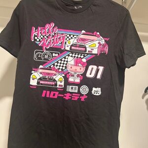 Hello Kitty Black Tokyo Speed Shirt Women's Small